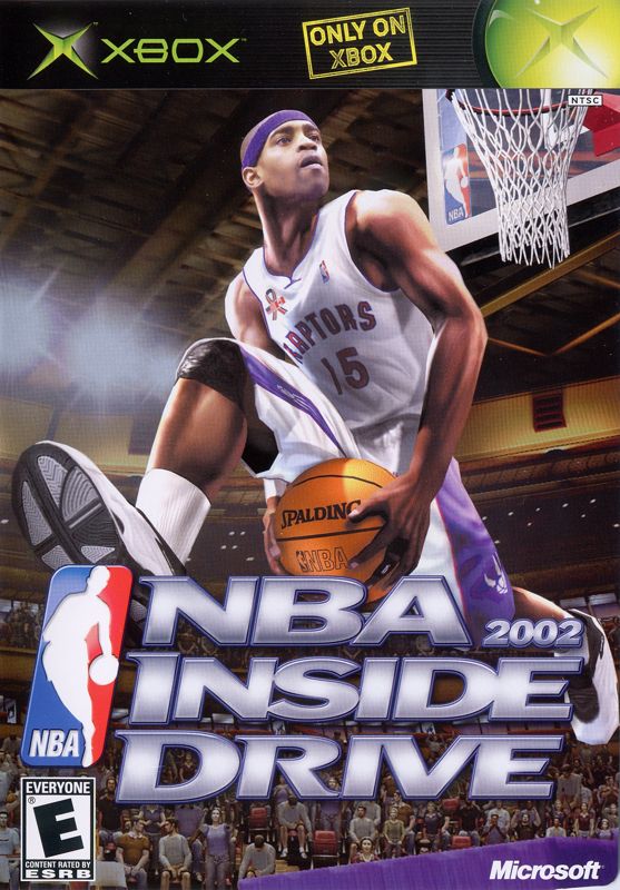 NBA Inside Drive 2002 box art for Xbox